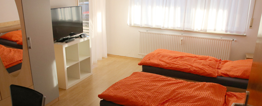 Zimmer für Monteure